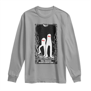 Funny Tarot Card Graphic Fresno Nightcrawlers Lover Long Sleeve Shirt Cryptid Gift TS12 Sport Gray Print Your Wear