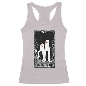 Funny Tarot Card Graphic Fresno Nightcrawlers Lover Racerback Tank Top Cryptid Gift TS12 Ice Gray Print Your Wear