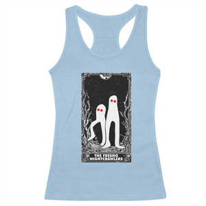 Funny Tarot Card Graphic Fresno Nightcrawlers Lover Racerback Tank Top Cryptid Gift TS12 Light Blue Print Your Wear