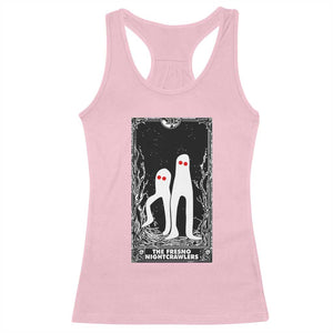 Funny Tarot Card Graphic Fresno Nightcrawlers Lover Racerback Tank Top Cryptid Gift TS12 Light Pink Print Your Wear