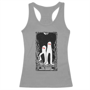 Funny Tarot Card Graphic Fresno Nightcrawlers Lover Racerback Tank Top Cryptid Gift TS12 Sport Gray Print Your Wear
