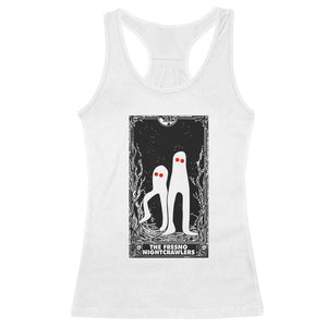 Funny Tarot Card Graphic Fresno Nightcrawlers Lover Racerback Tank Top Cryptid Gift TS12 White Print Your Wear