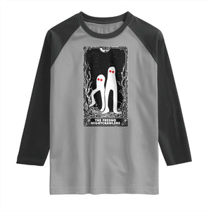 Funny Tarot Card Graphic Fresno Nightcrawlers Lover Raglan Shirt Cryptid Gift TS12 Sport Gray Black Print Your Wear