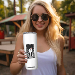 Funny Tarot Card Graphic Fresno Nightcrawlers Lover Skinny Tumbler Cryptid Gift TS12 Print Your Wear