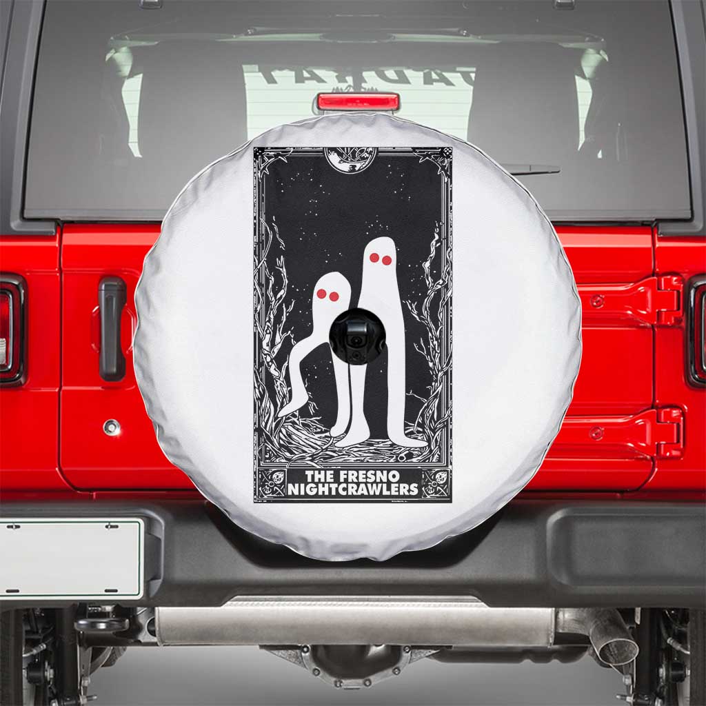 Funny Tarot Card Graphic Fresno Nightcrawlers Lover Spare Tire Cover Cryptid Gift TS12 White Print Your Wear