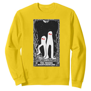 Funny Tarot Card Graphic Fresno Nightcrawlers Lover Sweatshirt Cryptid Gift TS12 Daisy Print Your Wear