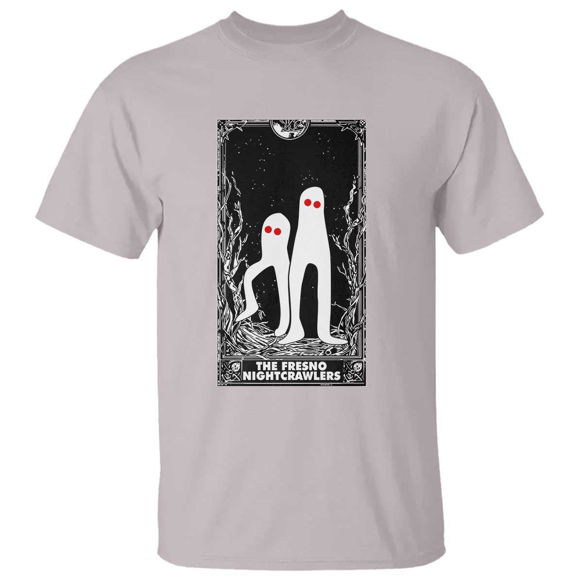 Funny Tarot Card Graphic Fresno Nightcrawlers Lover T Shirt Cryptid Gift TS12 Ice Gray Print Your Wear