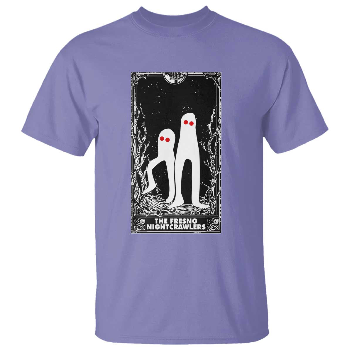 Funny Tarot Card Graphic Fresno Nightcrawlers Lover T Shirt Cryptid Gift TS12 Violet Print Your Wear