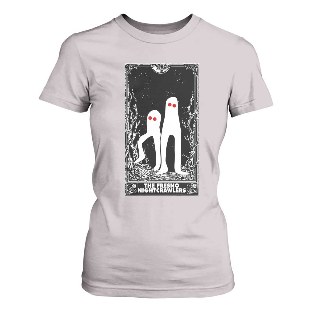 Funny Tarot Card Graphic Fresno Nightcrawlers Lover T Shirt For Women Cryptid Gift TS12 Ice Gray Print Your Wear