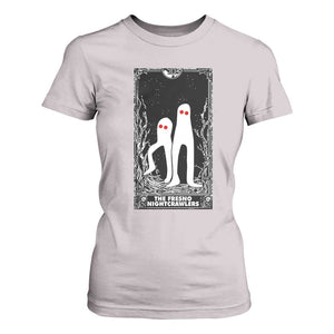 Funny Tarot Card Graphic Fresno Nightcrawlers Lover T Shirt For Women Cryptid Gift TS12 Ice Gray Print Your Wear