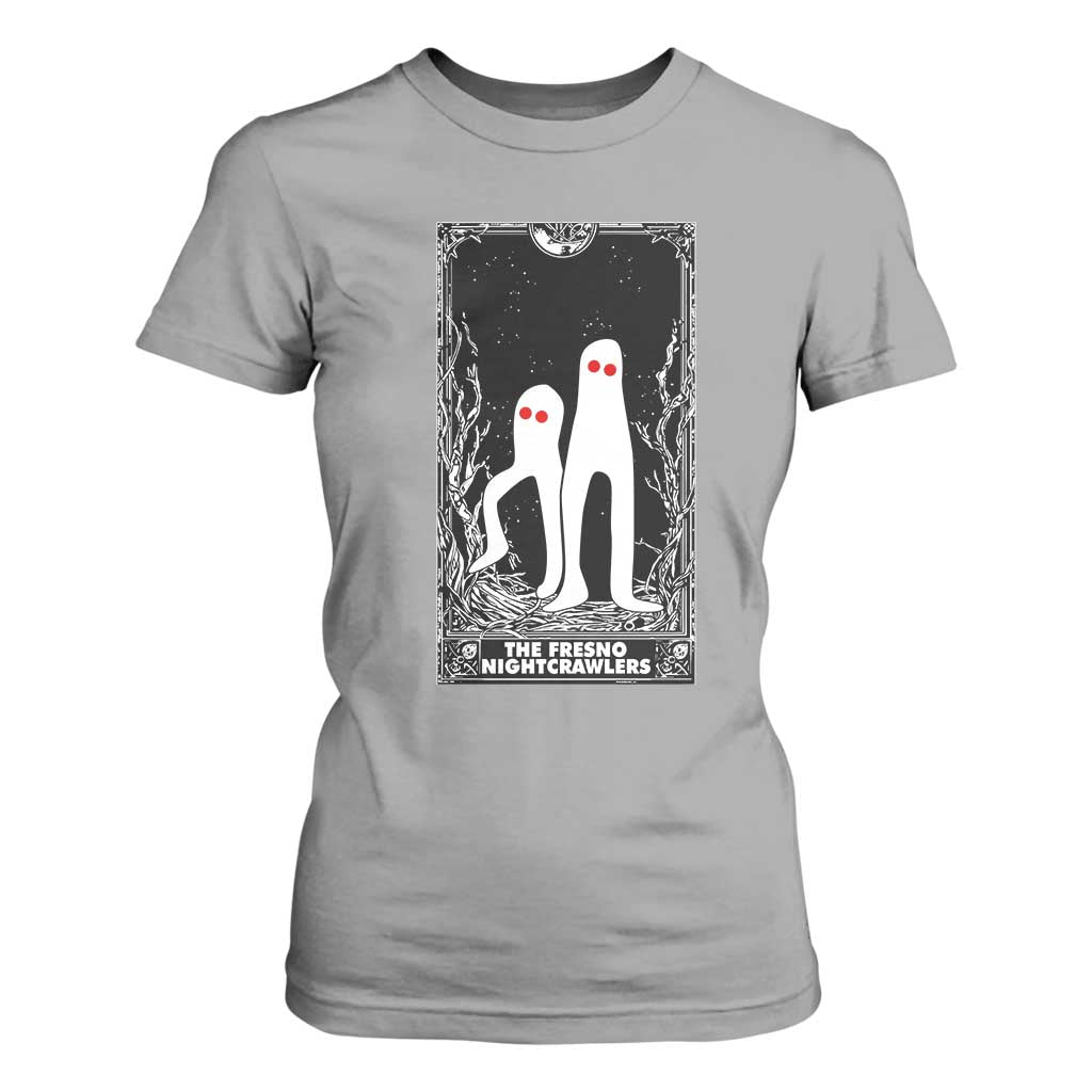 Funny Tarot Card Graphic Fresno Nightcrawlers Lover T Shirt For Women Cryptid Gift TS12 Sport Gray Print Your Wear