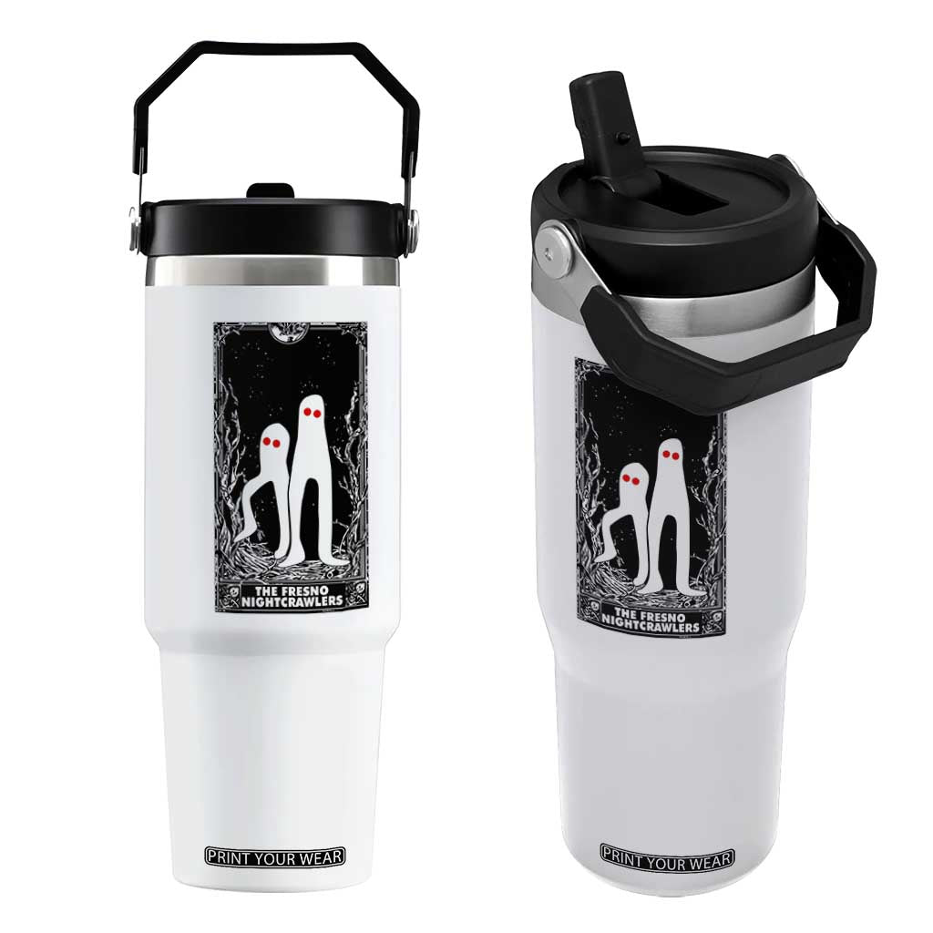 Funny Tarot Card Graphic Fresno Nightcrawlers Lover Flip Straw Tumbler Cryptid Gift TS12 One Size: 30 oz White Print Your Wear
