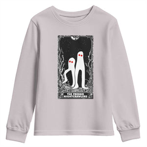 Funny Tarot Card Graphic Fresno Nightcrawlers Lover Youth Sweatshirt Cryptid Gift TS12 Ice Gray Print Your Wear