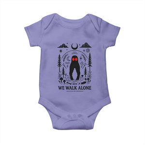 We Walk Alone Fresno Nightcrawler Baby Onesie California Cryptid Hunter TS12 Violet Print Your Wear