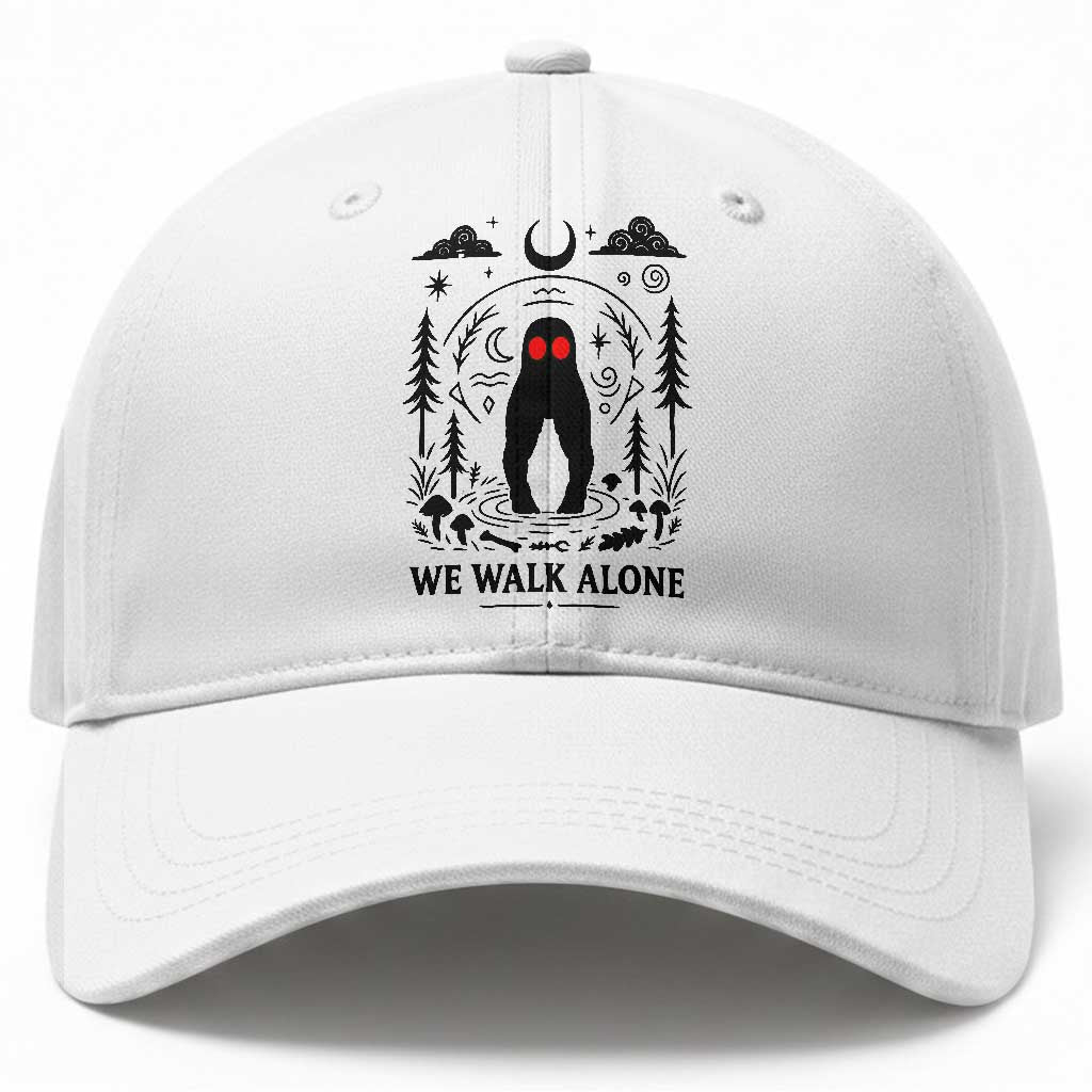 We Walk Alone Fresno Nightcrawler Baseball Cap California Cryptid Hunter TS12 Print Your Wear