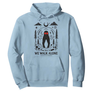 We Walk Alone Fresno Nightcrawler Hoodie California Cryptid Hunter TS12 Light Blue Print Your Wear