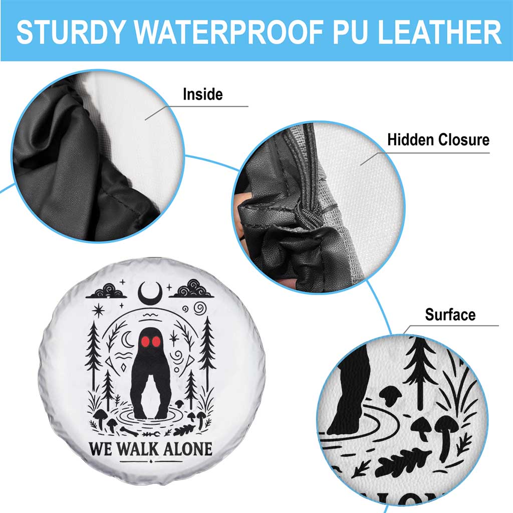 We Walk Alone Fresno Nightcrawler Spare Tire Cover California Cryptid Hunter TS12 Print Your Wear