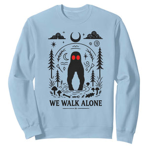 We Walk Alone Fresno Nightcrawler Sweatshirt California Cryptid Hunter TS12 Light Blue Print Your Wear