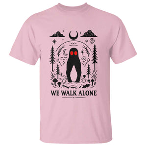 We Walk Alone Fresno Nightcrawler T Shirt California Cryptid Hunter TS12 Light Pink Print Your Wear
