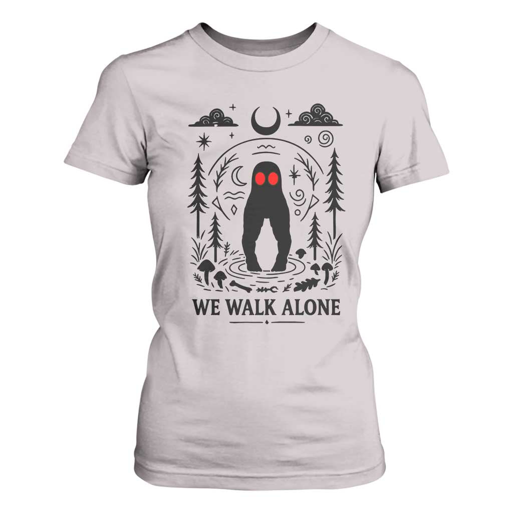 We Walk Alone Fresno Nightcrawler T Shirt For Women California Cryptid Hunter TS12 Ice Gray Print Your Wear