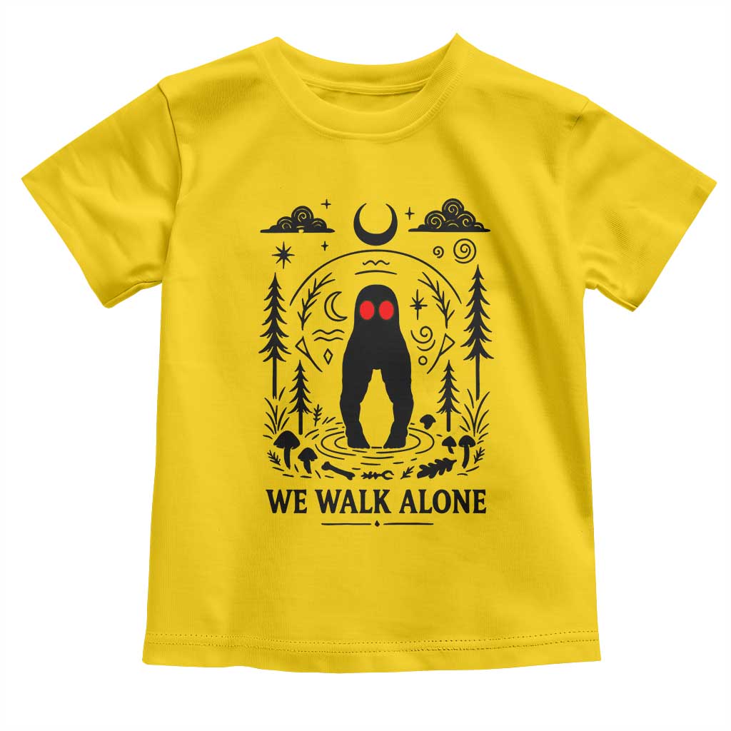 We Walk Alone Fresno Nightcrawler Toddler T Shirt California Cryptid Hunter TS12 Daisy Print Your Wear