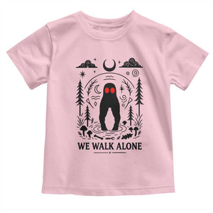 We Walk Alone Fresno Nightcrawler Toddler T Shirt California Cryptid Hunter TS12 Light Pink Print Your Wear