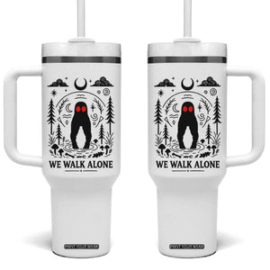 We Walk Alone Fresno Nightcrawler Tumbler With Handle California Cryptid Hunter TS12 One Size: 40 oz White Print Your Wear