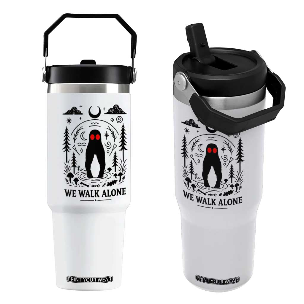 We Walk Alone Fresno Nightcrawler Flip Straw Tumbler California Cryptid Hunter TS12 One Size: 30 oz White Print Your Wear