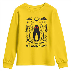 We Walk Alone Fresno Nightcrawler Youth Sweatshirt California Cryptid Hunter TS12 Daisy Print Your Wear