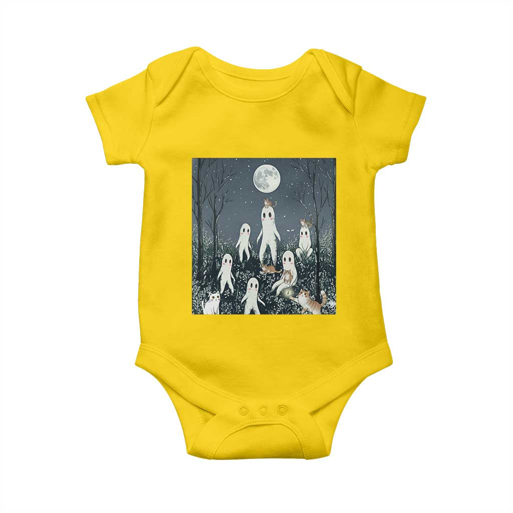 Fresno Nightkittens Nightcrawler Baby Onesie Funny Horror Cat Cryptid Lover Gift TS12 Daisy Print Your Wear