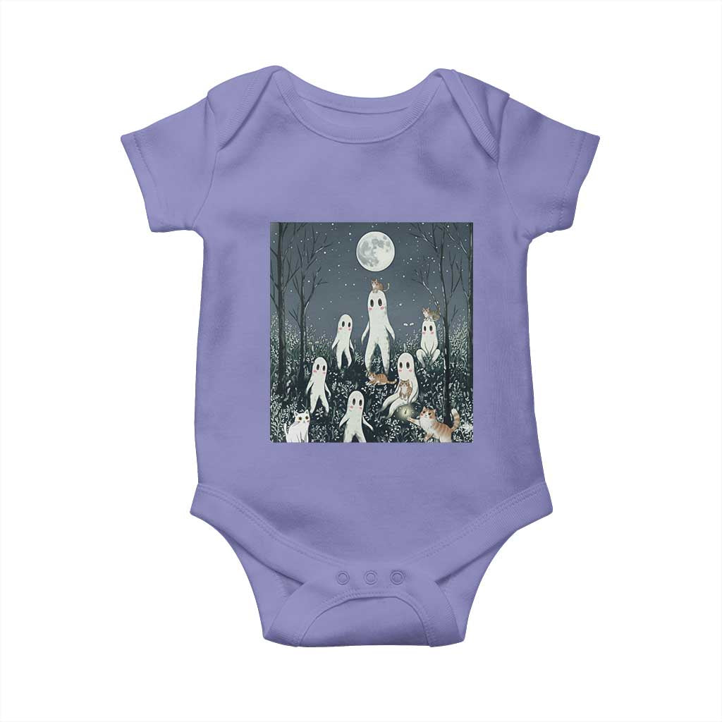 Fresno Nightkittens Nightcrawler Baby Onesie Funny Horror Cat Cryptid Lover Gift TS12 Violet Print Your Wear
