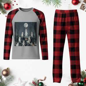 Fresno Nightkittens Nightcrawler Plaid Pajama Set Funny Horror Cat Cryptid Lover Gift TS12 Buffalo Plaid Print Your Wear