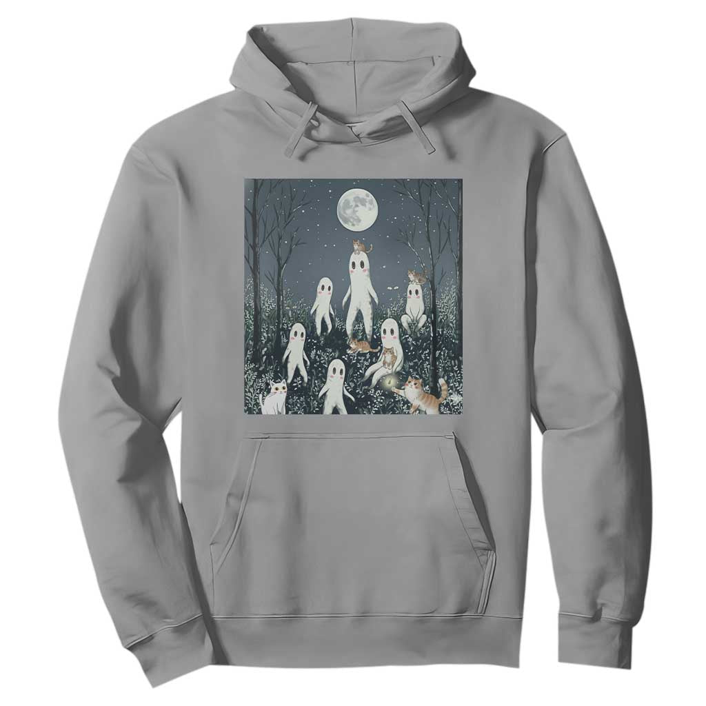 Fresno Nightkittens Nightcrawler Hoodie Funny Horror Cat Cryptid Lover Gift TS12 Sport Gray Print Your Wear