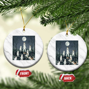 Fresno Nightkittens Nightcrawler Ceramic Ornament Funny Horror Cat Cryptid Lover Gift TS12 1pc White Marble Print Your Wear