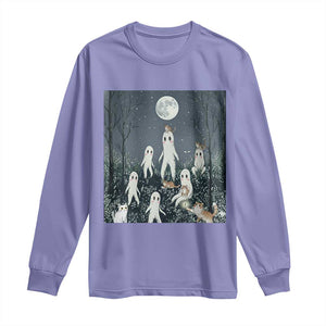 Fresno Nightkittens Nightcrawler Long Sleeve Shirt Funny Horror Cat Cryptid Lover Gift TS12 Violet Print Your Wear