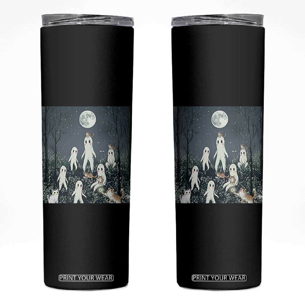 Fresno Nightkittens Nightcrawler Skinny Tumbler Funny Horror Cat Cryptid Lover Gift TS12 Black Print Your Wear