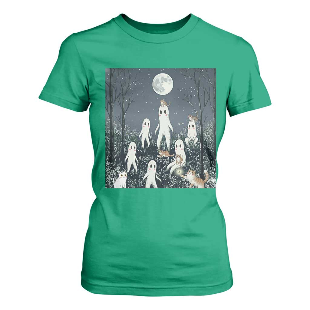 Fresno Nightkittens Nightcrawler T Shirt For Women Funny Horror Cat Cryptid Lover Gift TS12 Irish Green Print Your Wear