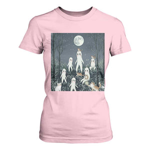 Fresno Nightkittens Nightcrawler T Shirt For Women Funny Horror Cat Cryptid Lover Gift TS12 Light Pink Print Your Wear