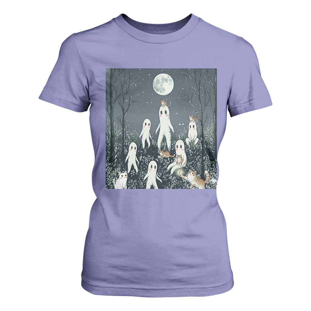 Fresno Nightkittens Nightcrawler T Shirt For Women Funny Horror Cat Cryptid Lover Gift TS12 Violet Print Your Wear