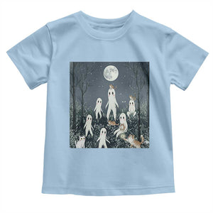 Fresno Nightkittens Nightcrawler Toddler T Shirt Funny Horror Cat Cryptid Lover Gift TS12 Light Blue Print Your Wear