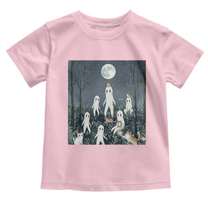 Fresno Nightkittens Nightcrawler Toddler T Shirt Funny Horror Cat Cryptid Lover Gift TS12 Light Pink Print Your Wear