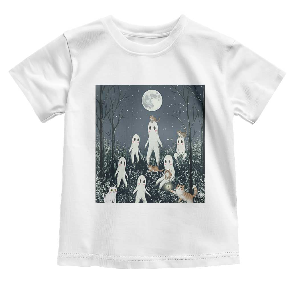 Fresno Nightkittens Nightcrawler Toddler T Shirt Funny Horror Cat Cryptid Lover Gift TS12 White Print Your Wear
