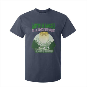 Fresno Nightcrawler T Shirt For Kid Everyone Is Gangster Til The Pants Start Walkin TS12 Navy Print Your Wear