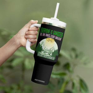 Fresno Nightcrawler Tumbler With Handle Everyone Is Gangster Til The Pants Start Walkin TS12 Print Your Wear