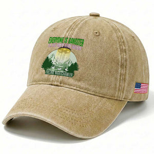 Fresno Nightcrawler Washed Cotton Baseball Cap Everyone Is Gangster Til The Pants Start Walkin TS12 Print Your Wear