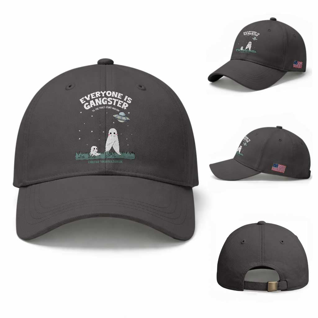 Gangster Til The Pants Start Walkin Nightcrawler Baseball Cap Funny Cryptid Hunter TS12 Baseball Cap Universal Fit Dark Gray Print Your Wear