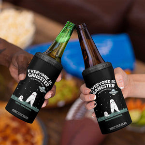 Gangster Til The Pants Start Walkin Nightcrawler 4 in 1 Can Cooler Tumbler Funny Cryptid Hunter TS12 Print Your Wear