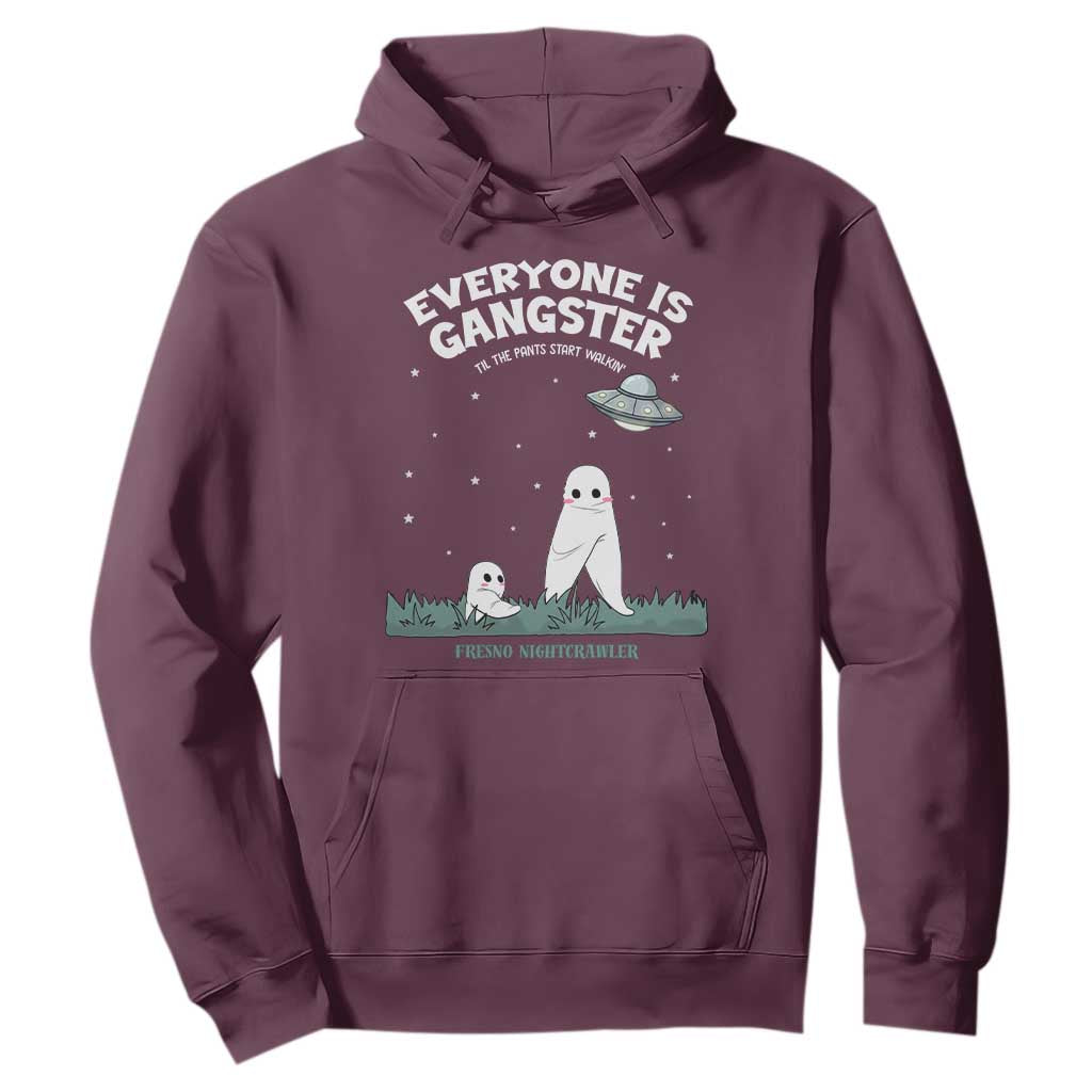 Gangster Til The Pants Start Walkin Nightcrawler Hoodie Funny Cryptid Hunter TS12 Maroon Print Your Wear