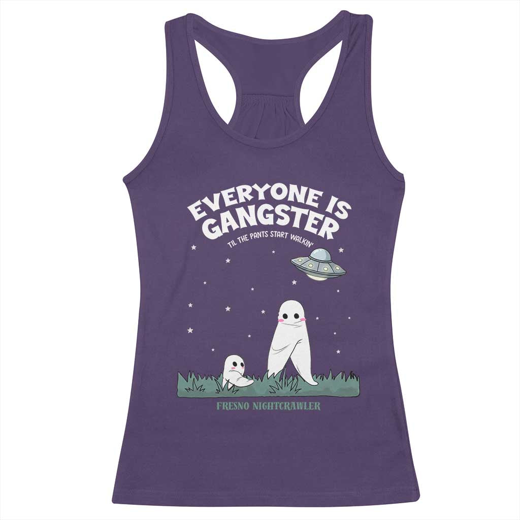 Gangster Til The Pants Start Walkin Nightcrawler Racerback Tank Top Funny Cryptid Hunter TS12 Purple Print Your Wear