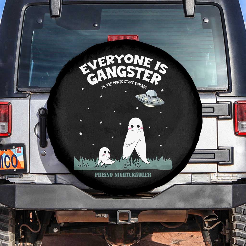 Gangster Til The Pants Start Walkin Nightcrawler Spare Tire Cover Funny Cryptid Hunter TS12 No hole Black Print Your Wear